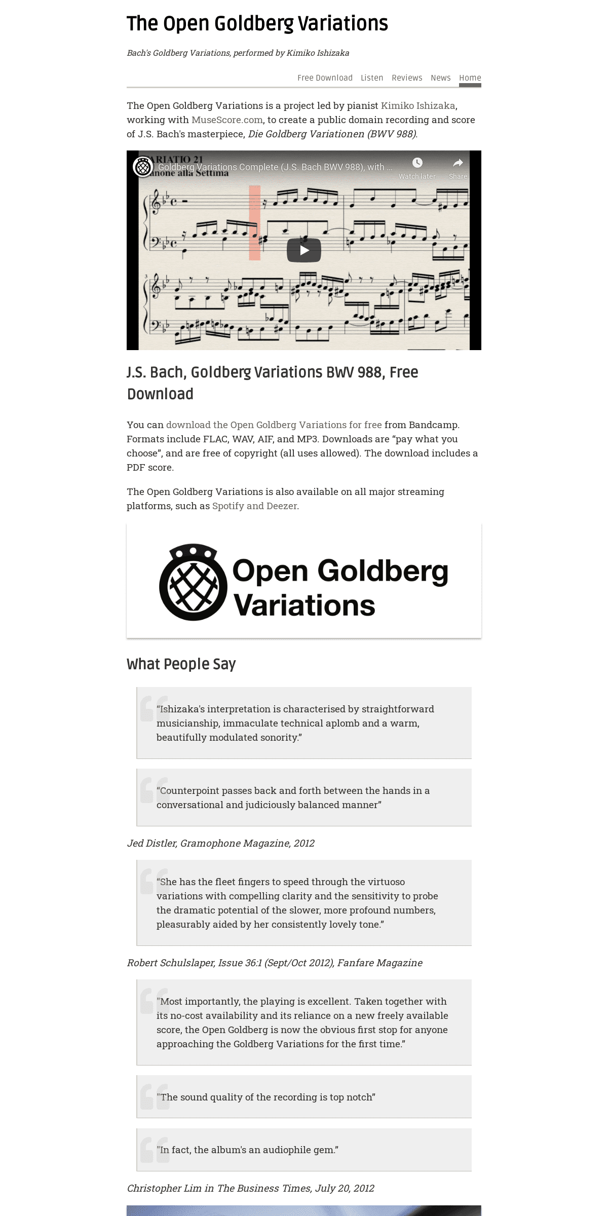 A complete backup of opengoldbergvariations.org