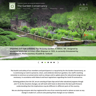 A complete backup of gardenconservancy.org