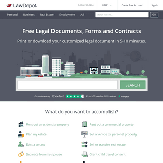 Free Legal Documents, Forms & Contracts - LawDepot