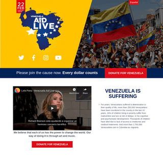 A complete backup of venezuelaaidlive.com