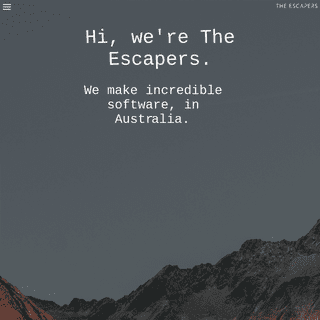 A complete backup of theescapers.com