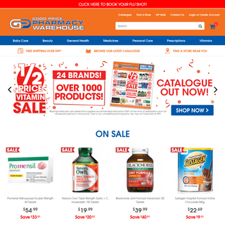 A complete backup of goodpricepharmacy.com.au