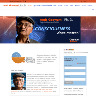 A complete backup of amitgoswami.org