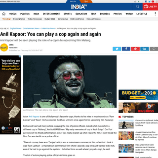 A complete backup of www.indiatvnews.com/entertainment/celebrities/anil-kapoor-you-can-play-a-cop-again-and-again-585421