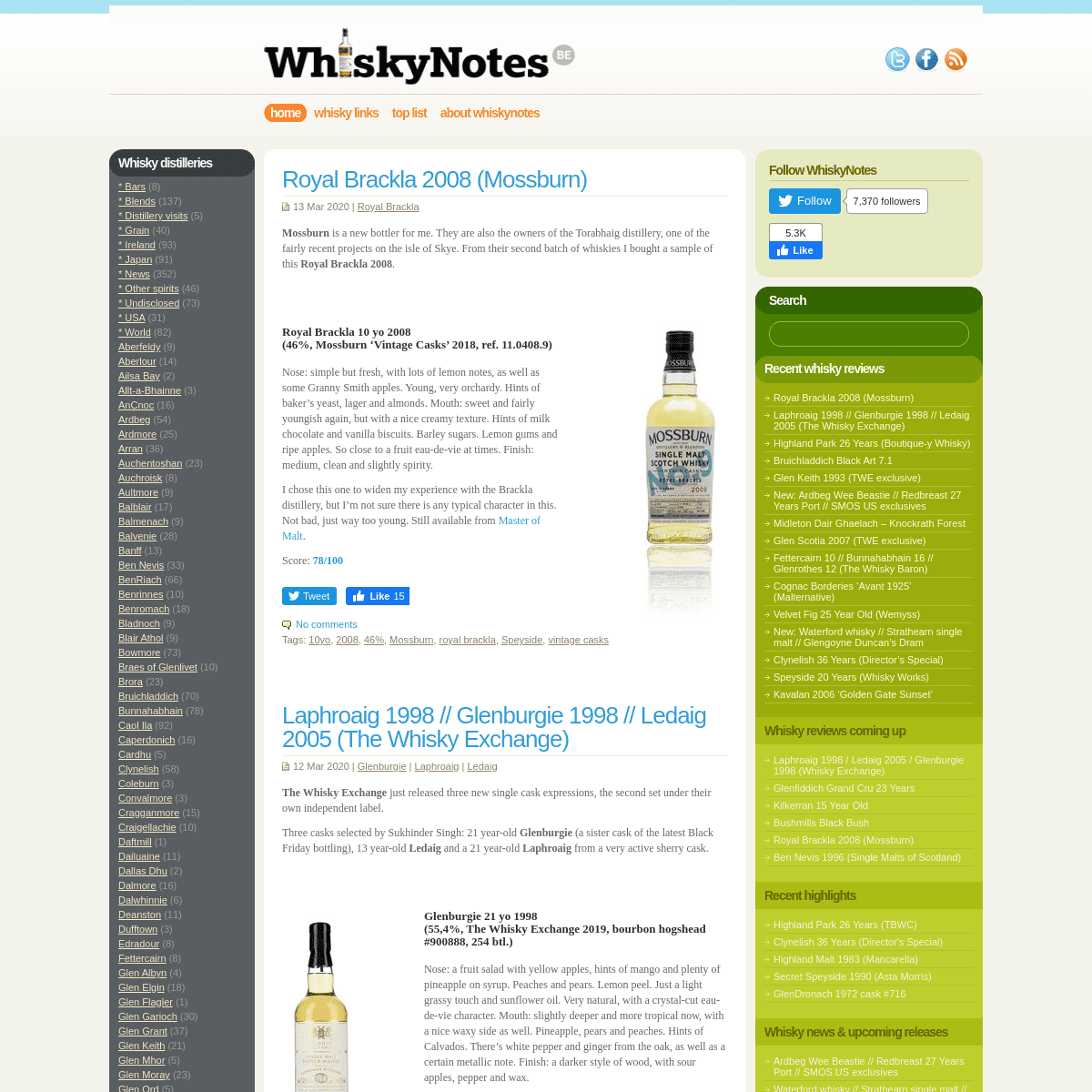 A complete backup of whiskynotes.be