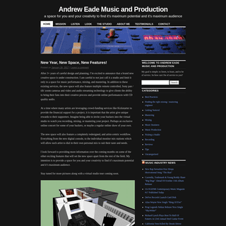 A complete backup of andreweade.com