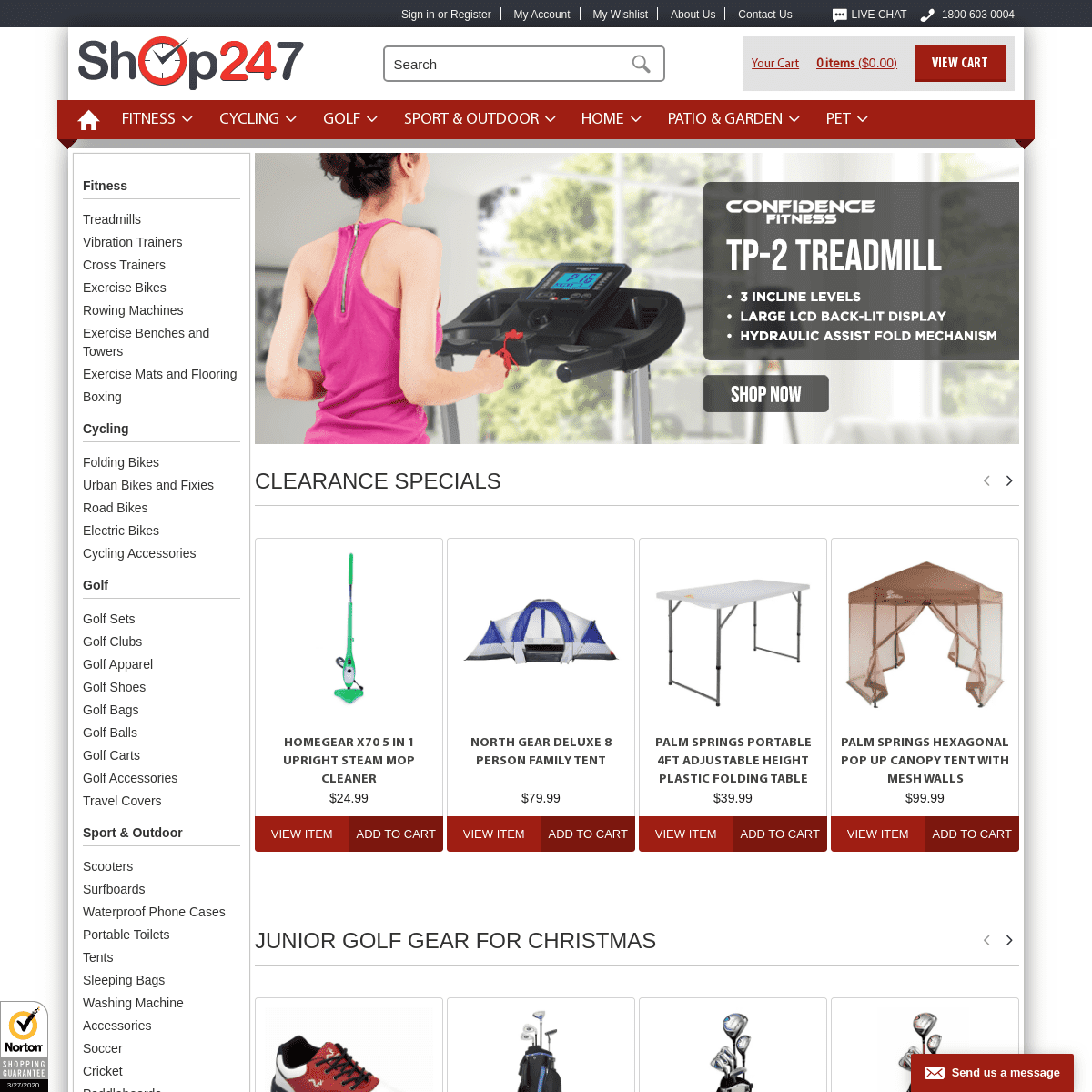 A complete backup of shop247.com