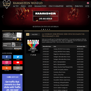 A complete backup of rammsteinworld.com