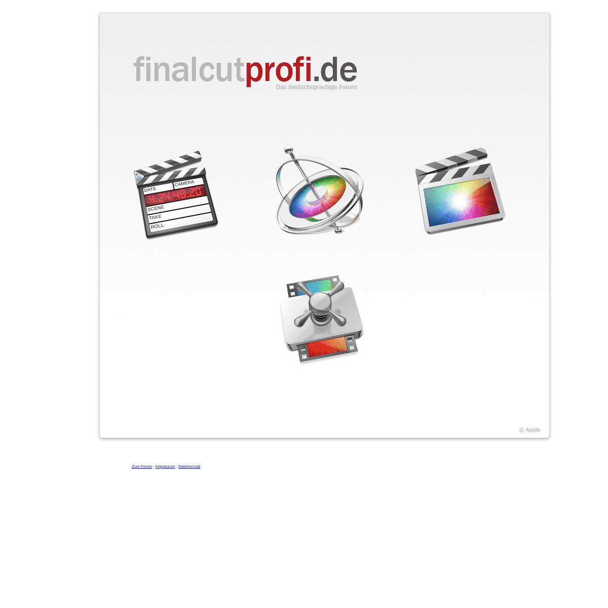 A complete backup of finalcutprofi.de