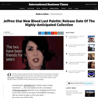 A complete backup of www.ibtimes.com/jeffree-star-new-blood-lust-palette-release-date-highly-anticipated-collection-2920053