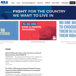 A complete backup of aclu-wi.org