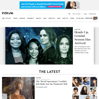 A complete backup of instyle.com