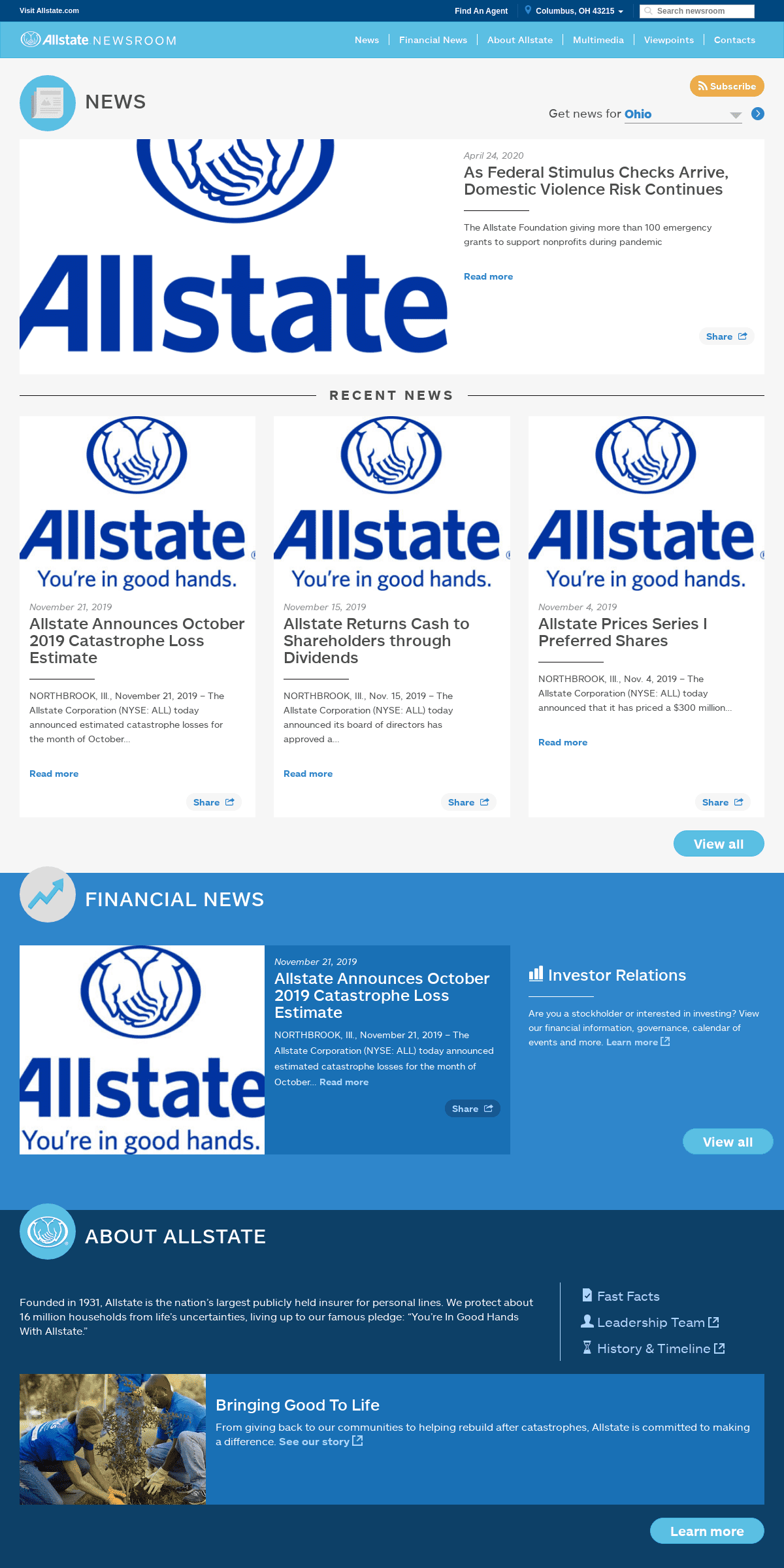 A complete backup of allstatenewsroom.com