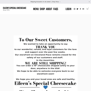A complete backup of eileenscheesecake.com
