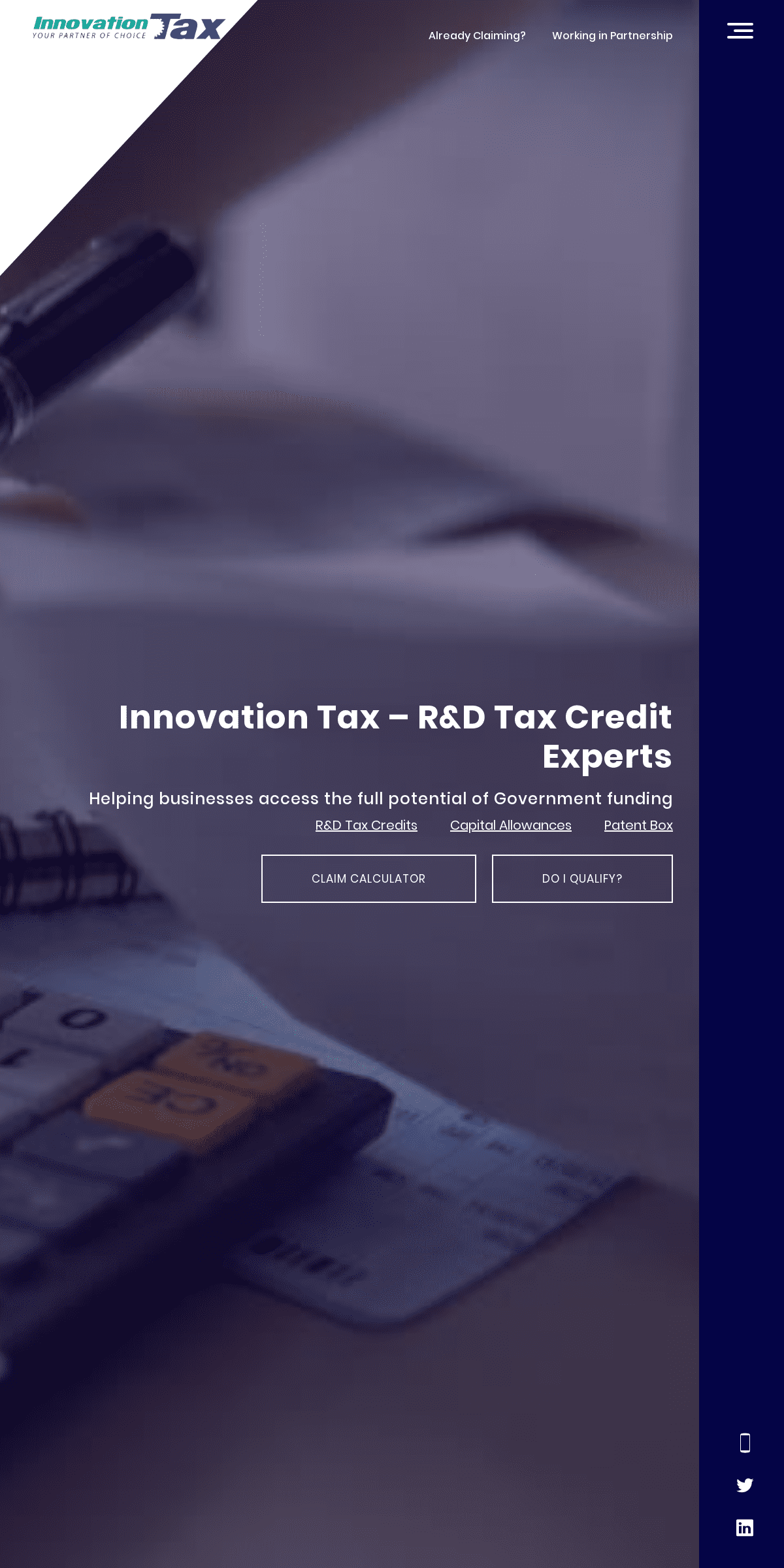 A complete backup of innovationtax.co.uk