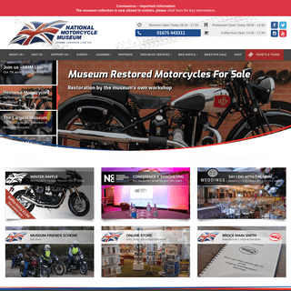 A complete backup of nationalmotorcyclemuseum.co.uk