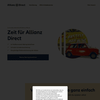 A complete backup of allianzdirect.de