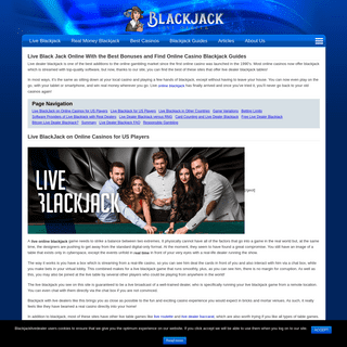 A complete backup of blackjacklivedealer.com
