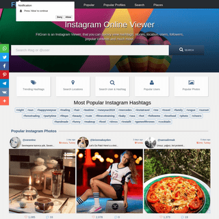 Instagram Web Viewer, Posts & Story & Popular Users â€¢ FitGran
