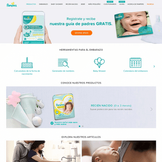 A complete backup of pampers.com.ar