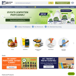 A complete backup of foodservicedirect.com