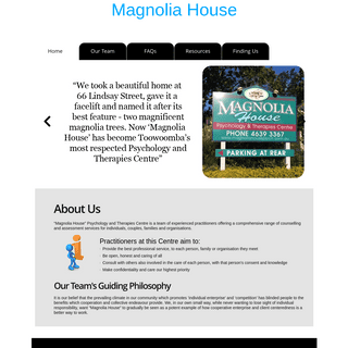 A complete backup of magnoliahousepsych.com.au