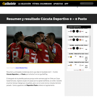 A complete backup of futbolete.com/futbol-colombiano/resumen-y-resultado-cucuta-deportivo-0-0-pasto/464369/