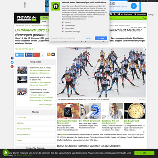 A complete backup of www.news.de/sport/855825760/biathlon-wm-2020-in-antholz-ergebnisse-aktuell-am-13-02-20-gewinner-sieger-norw