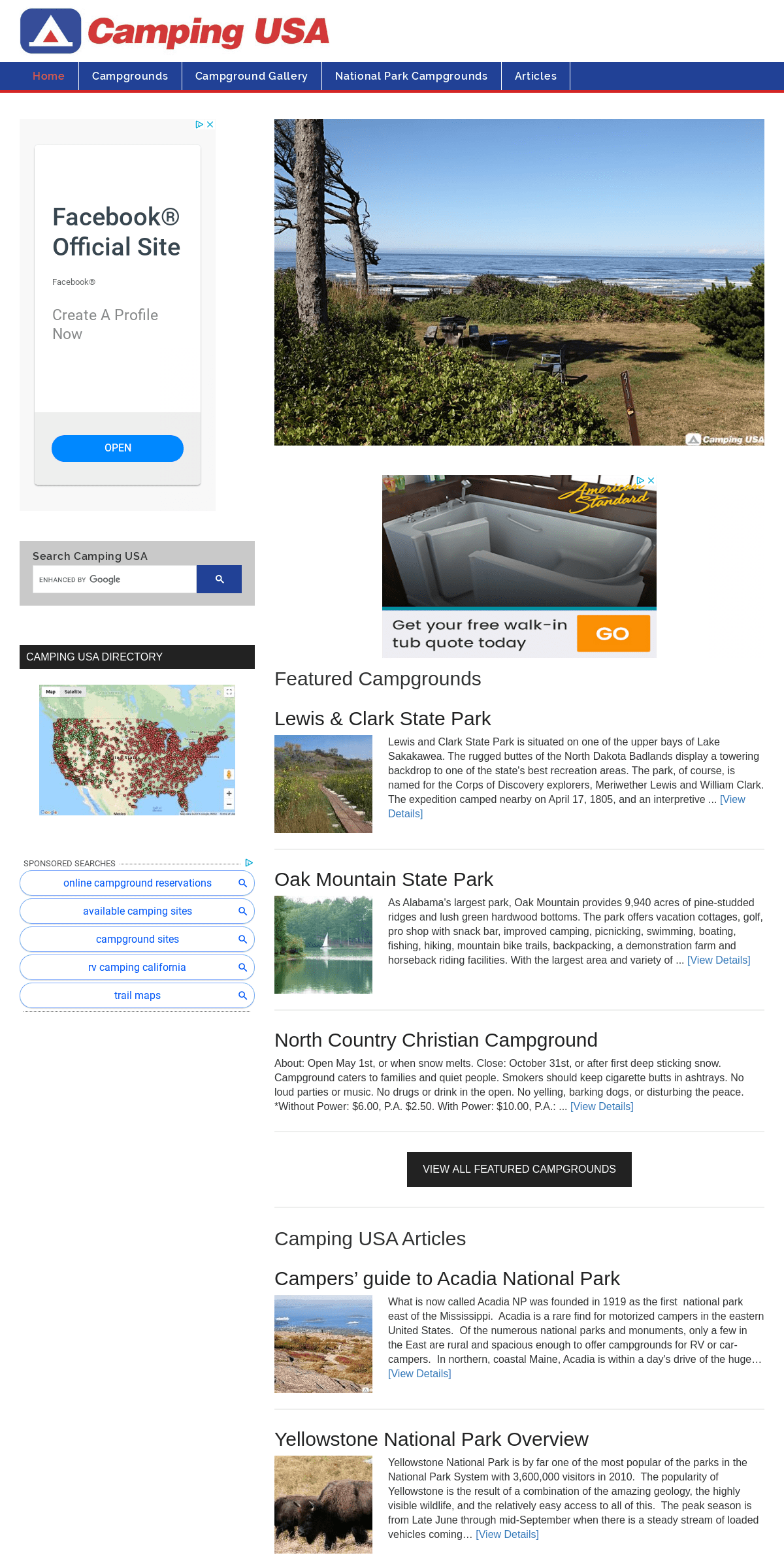 A complete backup of camping-usa.com