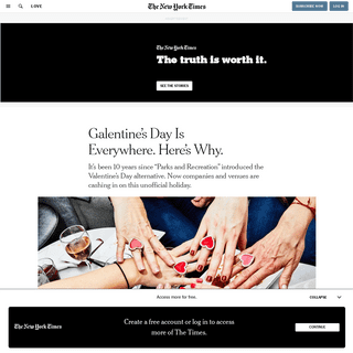 A complete backup of www.nytimes.com/2020/02/13/fashion/weddings/galentines-day-is-everywhere-heres-why.html