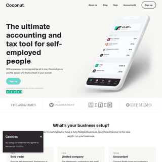 Coconut - The financial companion for self-employed people