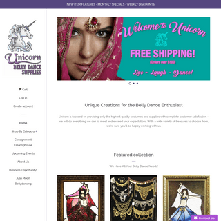 A complete backup of unicorn-belly-dance-supplies.myshopify.com