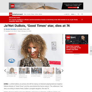 A complete backup of www.cnn.com/2020/02/19/entertainment/janet-dubois-obituary/index.html
