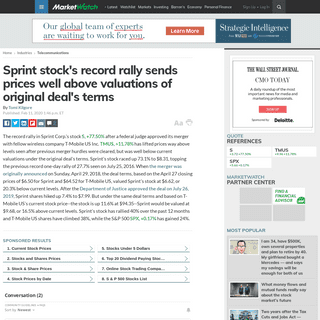 A complete backup of www.marketwatch.com/story/sprint-stocks-record-rally-sends-prices-well-above-valuations-of-original-deals-t