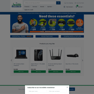 TV laptop, laptop repair, and more @ Incredible Connection