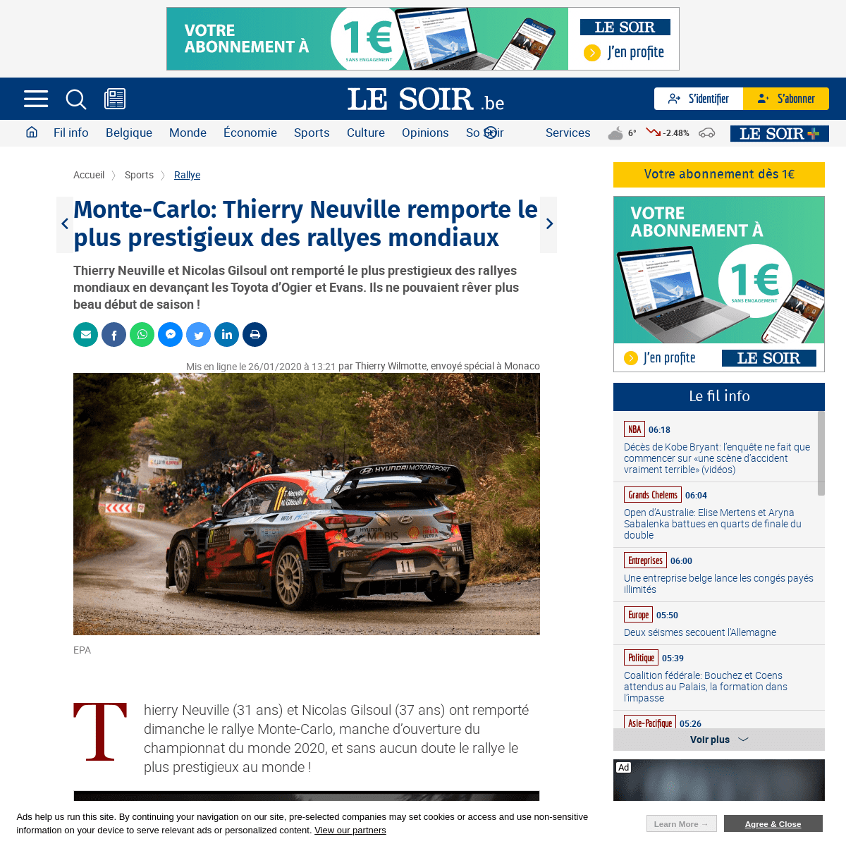 A complete backup of www.lesoir.be/275506/article/2020-01-26/thierry-neuville-remporte-le-rallye-monte-carlo