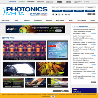 A complete backup of photonics.com