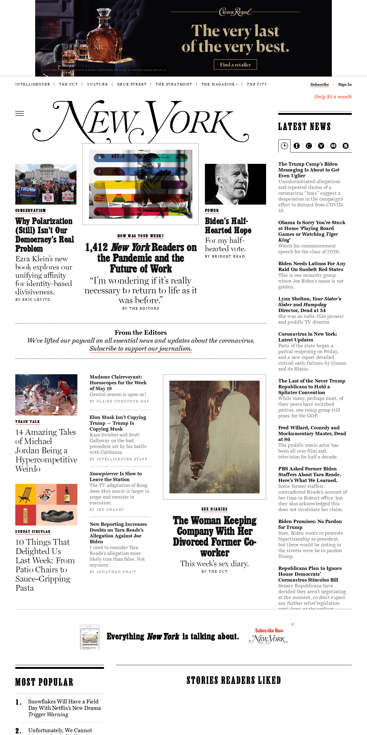 A complete backup of nymag.com