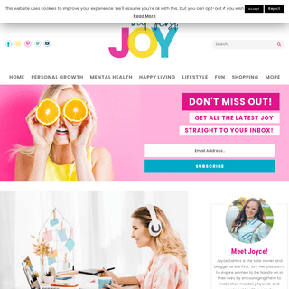 A complete backup of butfirstjoy.com