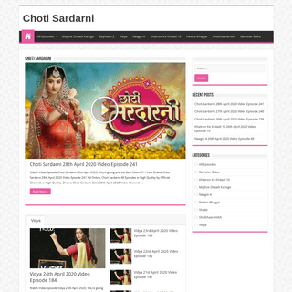 Choti Sardarni All Episodes Watch Online By Colors TV - Choti Sardarni