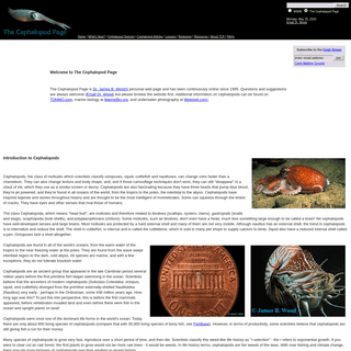 Octopus, Squid, Cuttlefish, and Nautilus - The Cephalopod Page