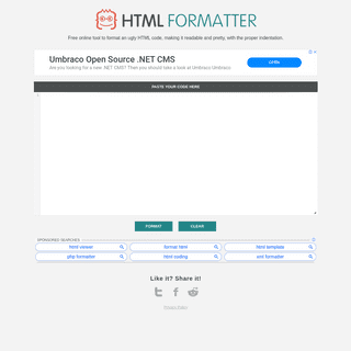 A complete backup of htmlformatter.com