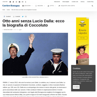 A complete backup of www.corriereromagna.it/lucio-biografia-coccoluto/