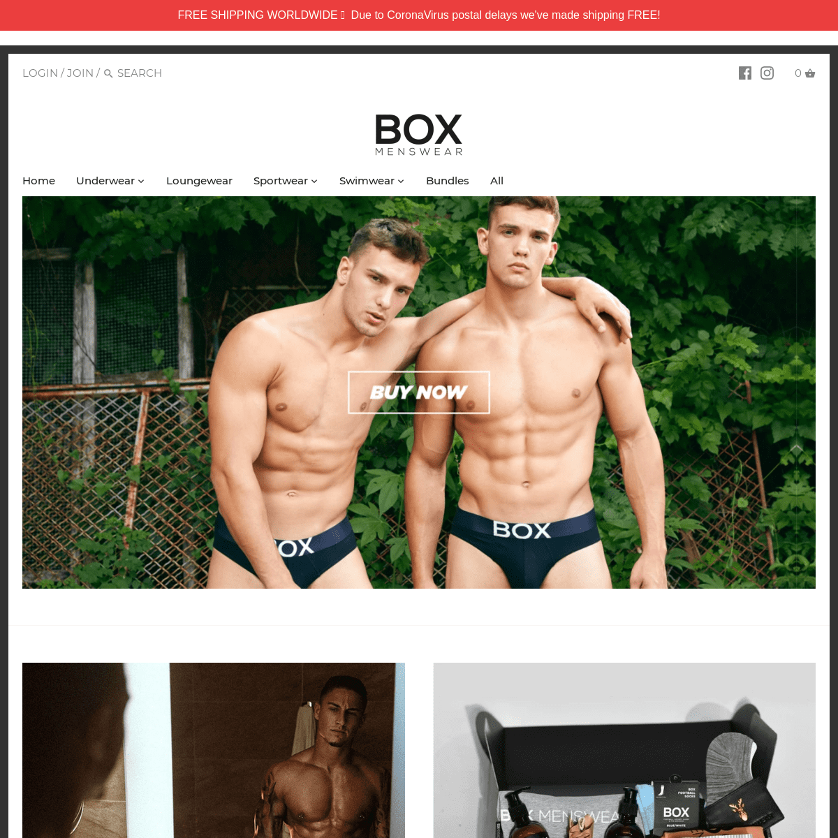 A complete backup of boxmenswear.com