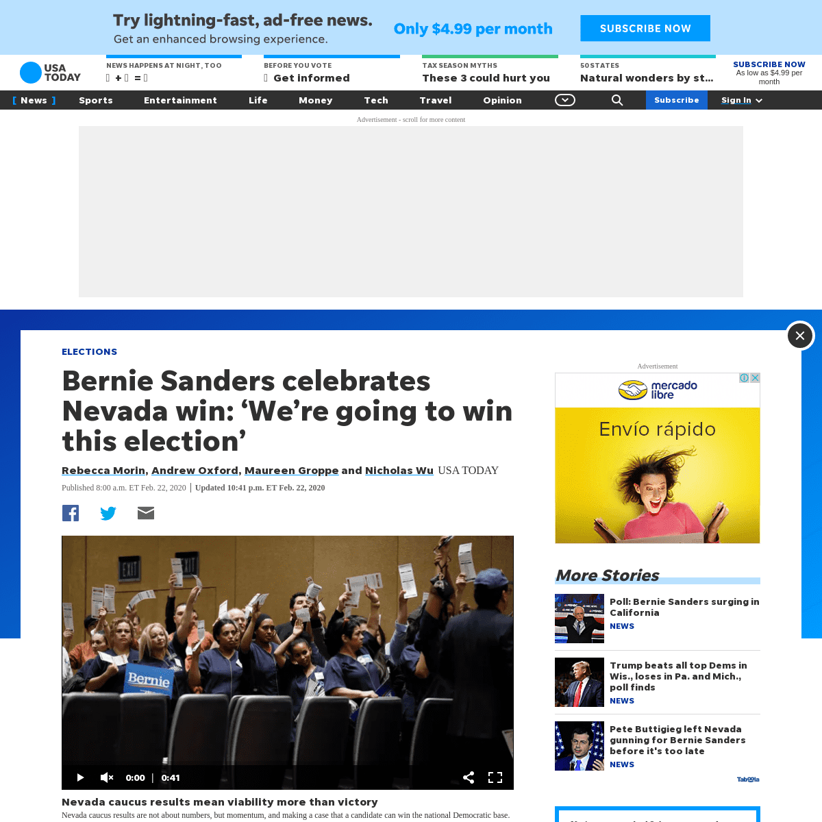 A complete backup of www.usatoday.com/story/news/politics/elections/2020/02/22/nevada-caucuses-bernie-sanders-democrats-look-kee