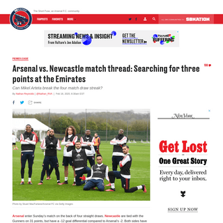 A complete backup of theshortfuse.sbnation.com/2020/2/16/21139470/arsenal-newcastle-game-time-how-to-watch-premier-league-online