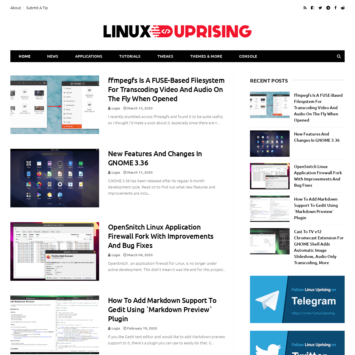 A complete backup of linuxuprising.com