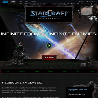 A complete backup of starcraft.com