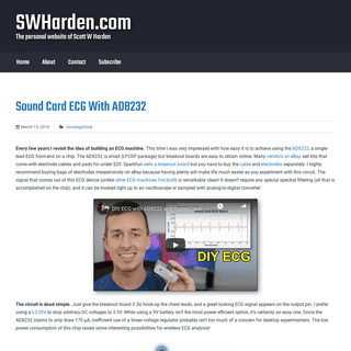 A complete backup of swharden.com