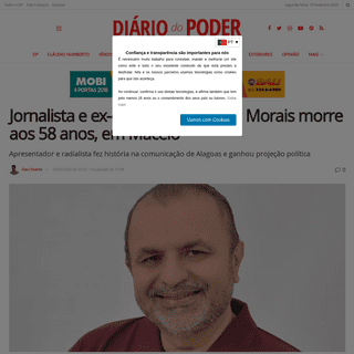 A complete backup of diariodopoder.com.br/jornalista-e-ex-deputado-jeferson-morais-morre-aos-58-anos-em-maceio-al/